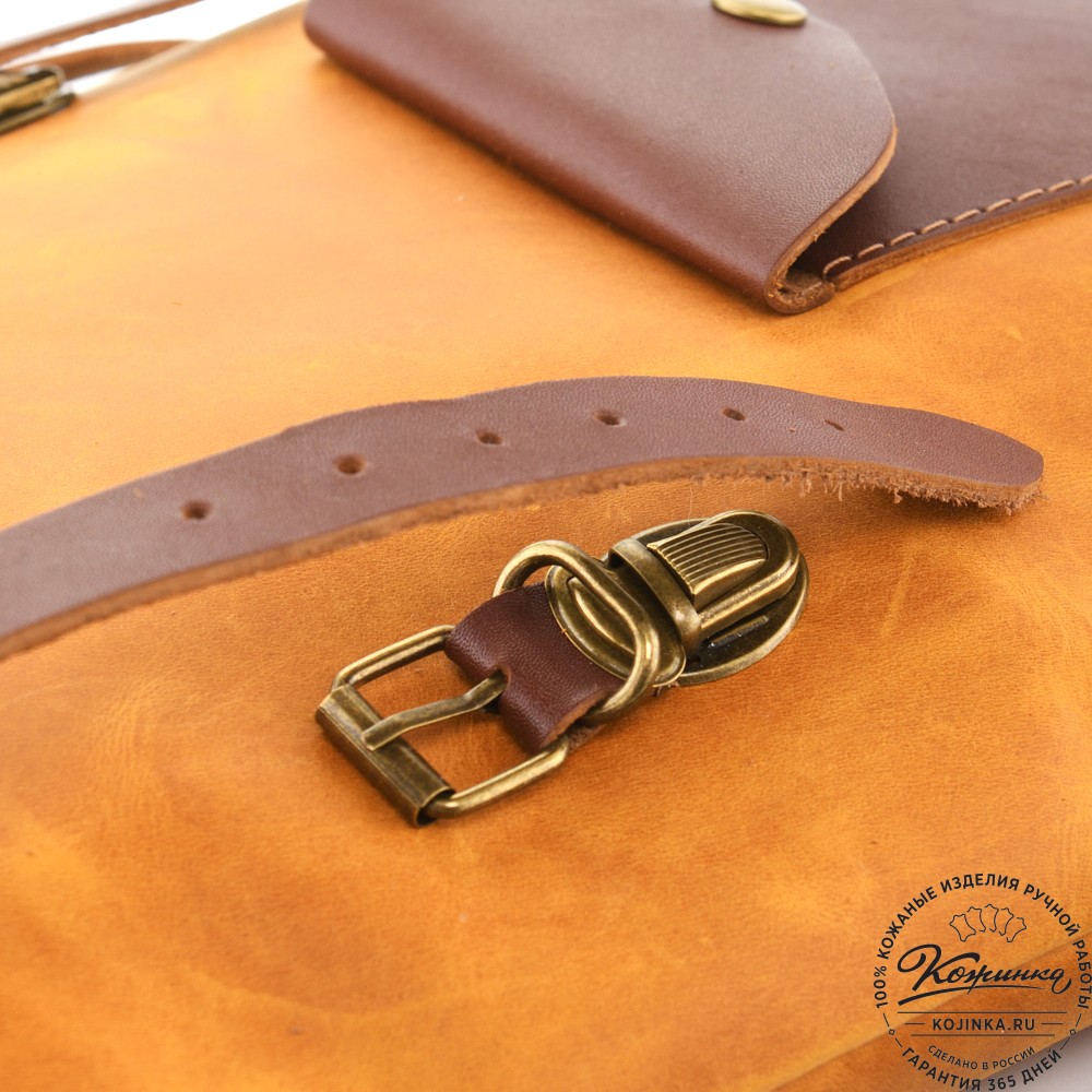 Кожаный рюкзак "Vogue" (рыжий крейзи)